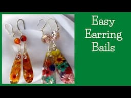 Easy made earring bails for your Etsy Shop Orders | Make dozens in a day!