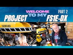 Why Im Restoring This Rare 1977 Yamaha FS1E DX Motorcycle?