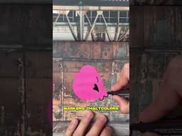 Graffiti tutorial letter A using @haltcolors markers #graffiti #markers #art