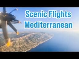 Aegean Flight from Ikaria, Greece Blue Zone to Montenegro