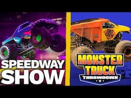 Hot Wheels Monster Trucks SPEEDWAY SHOW! Monster Truck Throwdown SALINAS!