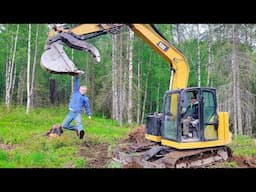 160 Acres Off Grid Alaska: Excavator vs. Raw Land (Part 2)