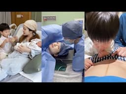 "Heartwarming Moments: Caring Husband & Son Shower Support on Pregnant Mom!"❤️‍🔥🔥