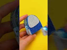 DIY Mini Backpack for Elsa! 🎒✨ Frozen School Fun #diy #shorts
