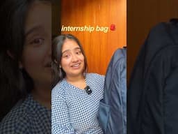 what’s in my INTERNSHIP BAG🎒✨ #minivlog #whatsinmybag