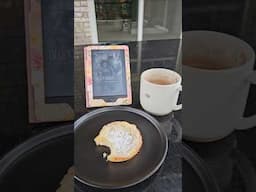 coffee + sweet treat + reading time 🥰 #rainyday