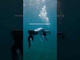 THE WATER CHANGED MY LIFE 🤍 #shorts #underwater #underwaterworld