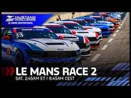 Mustang Challenge 2025 | Le Mans Invitational - Race 2 | Livestream