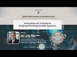 Innovation to Transform Underperforming Health Systems