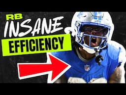 INSANE Running Back Efficiency - Running Backs to Carry Your Team - 2025 Fantasy Football Advice