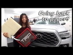 About the TRD Engine Air Filter… (changing my mind!)