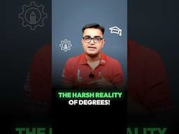The Harsh Truth That No-one Tells You!😲 #deepakbajaj #ai #harshtruths #delhiuniversity #job #degree