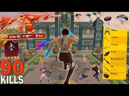 😍MY BEST ERANGEL GAMEPLAY w/ EREN JAEGER  Set 🔥 Pubg mobile