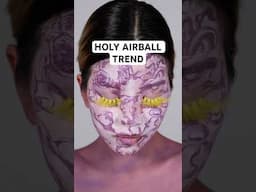 Holy airball trend: avant-garde makeup edition #shorts