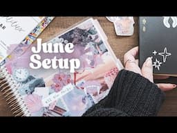 Erin Condren Planner Setup for June + Summer Plans! ✍️🏝️