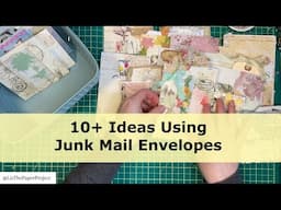♻️ 10+ IDEAS USING JUNK MAIL ENVELOPES ♻️ Reuse Repurpose #papercrafts #diy