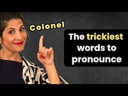 How to pronounce English words with tricky spellings