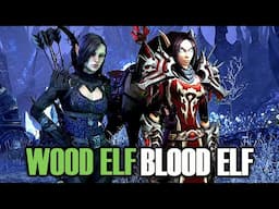Can You make a Wood Elf Look Like a Blood Elf in ESO?