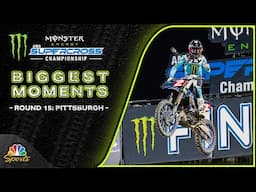 Supercross 2025 highlights: Round 15, Pittsburgh biggest moments | Motorsports on NBC