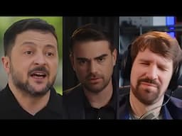 Destiny Triggered By Ben Shapiro Interviewing Zelensky In Ukraine And HEATED xQc Debate