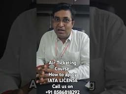 How to get IATA accreditation ✈️ 🌏👍#shorts #iata license #iata