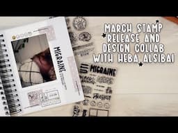 Heba Alisibai Creates & Torey Ramos Designs Stamp Collab & Release! | Scrappy Spiral Notebook Layout