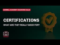 Certifications? What Are They Good For?