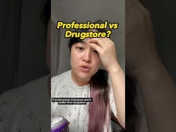Professional vs drugstore hair products?