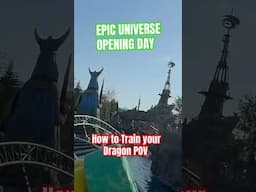 Epic Universe POV #fypシ゚viral #shorts #epicadventurecouple #themepark #new #universal