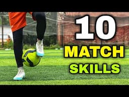 Top 10 best football skills to beat defender | The 10 Best 1v1 Football Skills in Soccer