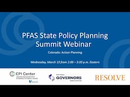 PFAS State Policy Planning Summit - Colorado: Action Planning