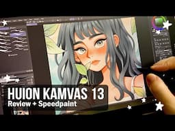 HUION Kamvas 13 (Gen 3) Unboxing & Review + How to Install and Settings