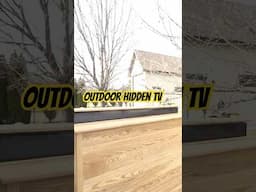 Outdoor HIDDEN TV lift console