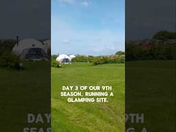Day 3 - Progress on the outdoor kitchen at our glamping site!