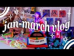 ✮ jan-march vlog! finishing a piece, concerts, and more ✮