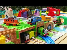 GOGO Thomas Talking Plarail☆ We played on the rolling ball and dynamic bridge course