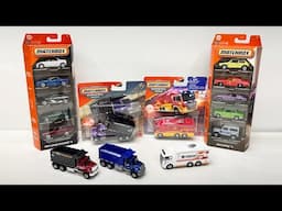 Unboxing: 2025 Matchbox Japan Cruisers II & MBX Retro II 5-packs Working Rigs Scania & Dump truck