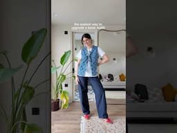 Love a vest for jazzing up a basic outfit