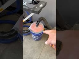 Cheap but effective dust collection setup. #walkerswoodworks #dustcollection #dustopper #senctrl