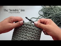 7 Days of Baskets | Bonus, How to Crochet the Invisible Join - Seamless Rounds