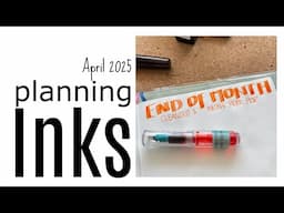 I Am Brainstorming Exciting Ink Ideas For April and Reviewing My Pens From March