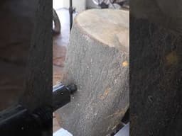 Woodturning a hollow form #woodturning #asmr