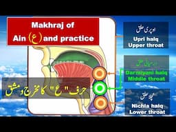 Pronunciation of letter Ain ( ع ) in Quran | Makhraj of Ayn letter |  Arabic Alphabet Pronunciation