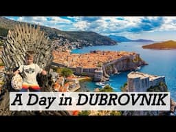What to do in DUBROVNIK in ONE DAY!!!  Croatia Cruise Stop go to Lokrum Island