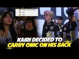 KAIRI DECIED to CARRY ONIC AGAIN on HIS BACK after a DEVASTATING STANDINGS
