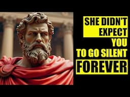 Vanished. She Never Thought You’d Stay Silent Forever |  The Ultimate Stoic Response