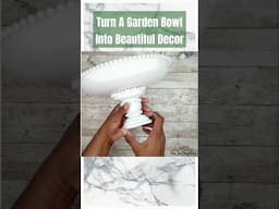 🔥 Beautiful DT Garden Bowl DIY Design That You Must Try! #dollartreediy #shesocraftdee #shorts