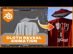 Cloth Reveal VFX in Blender & After Effects – Easy Tutorial + Free Assets!