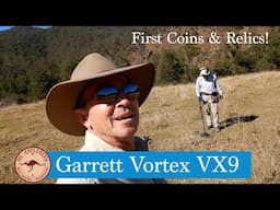 Garrett Vortex VX9 - First Aussie Coins & Relics!