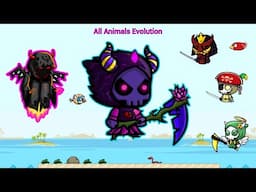 All Animals Evolution And Valentines Reaper Destroyed Bosses Players (EvoWorld.io)